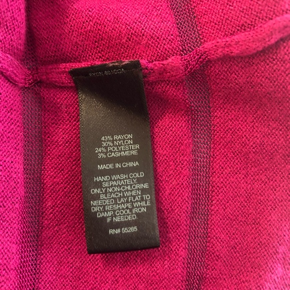 Express Long Sleeve Sheer Strip Shirt - Picture 4 of 6